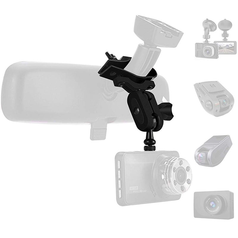SoeKoa Dash Cam Mirror Mount , with 16 Different Joints, Compatible with APEMAN, UGSHDI, Old Shark, Vantrue, Rexing V1P, YI 2.7", Z-Edge, Peztio, Falcon F170, Roav, KDLINKS X1, Crosstour and 99% Dash Cam - Image 1